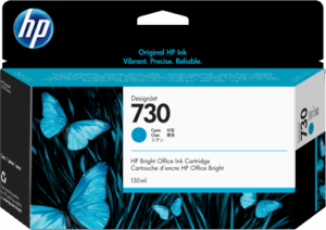HP Cartucho de tinta DesignJet 730 cian de 130 ml