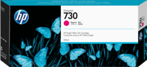 HP Cartucho de tinta DesignJet 730 magenta de 300 ml