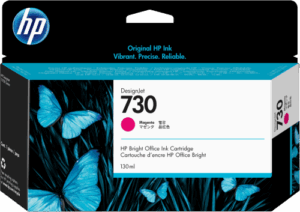 HP Cartucho de tinta DesignJet 730 magenta de 130 ml
