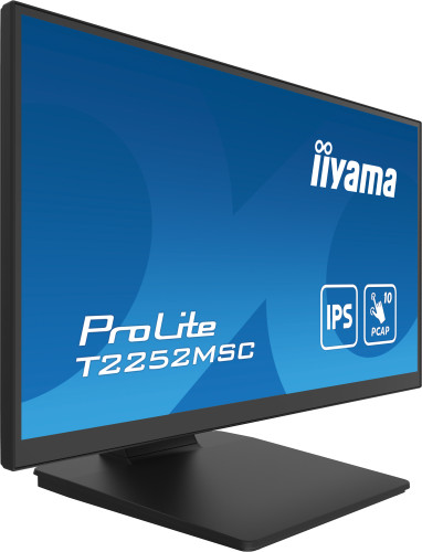 MONITOR IIYAMA 21,5" TACTIL PCAP 10P (T2252MSC-B2) IPS,1920X1080, 250CD, 1000:1, HDMI, DP, 5MS - Imagen 4