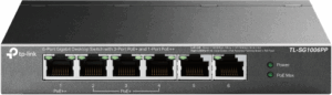 TP-Link TL-SG1006PP switch No administrado Gigabit Ethernet (10/100/1000) Energía sobre Ethernet (PoE) Gris