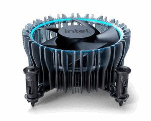 Intel Laminar RM1 Procesador Ventilador Negro, Azul