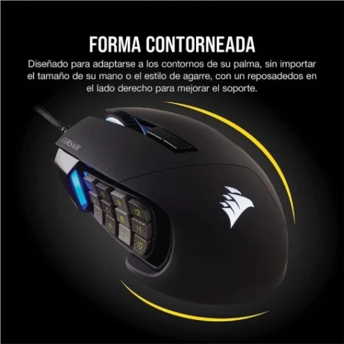 RATON CORSAIR GAMING SCIMITAR ELITE WIRELESS NEGRO CH-9314311-EU - Imagen 6