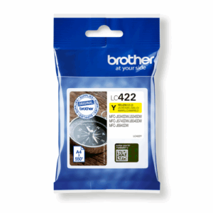 Brother LC-422Y cartucho de tinta 1 pieza(s) Original Amarillo