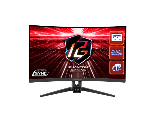 MONITOR ASROCK PG27F15RS1A,27",CURVO - Imagen 2