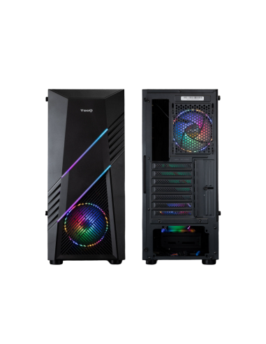 TOOQ CAJA SEMITORRE GAMING TQGCC102-B "BIOHAZARD" NEGRA - Imagen 2