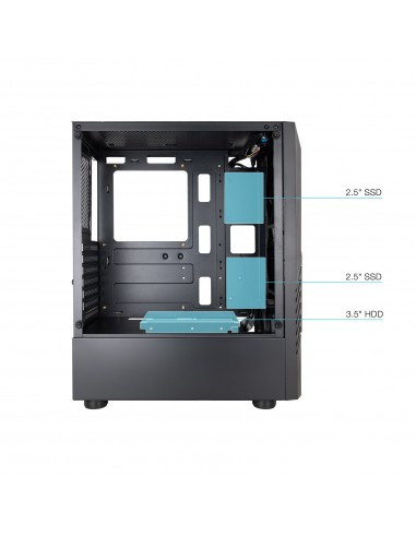 TOOQ CAJA SEMITORRE GAMING TQGCC102-B "BIOHAZARD" NEGRA - Imagen 5