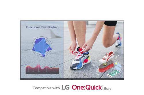 LG 55UL3J-M pantalla de señalización Pantalla plana para señalización digital 139,7 cm (55") LCD Wifi 400 cd / m² 4K Ultra HD Azul Web OS 16/7 - Imagen 2