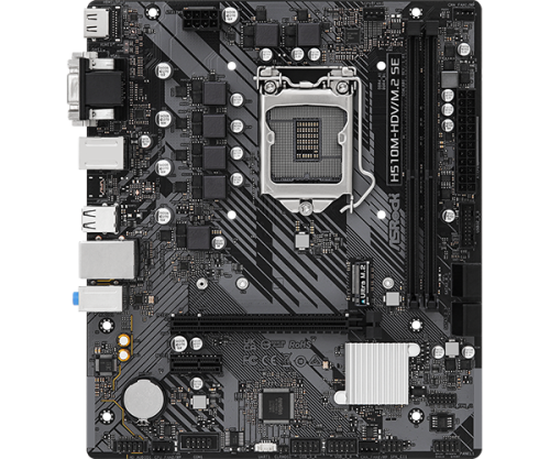 PLACA ASROCK H510M-HDV/M.2 SE,INTEL,1200,H470,2DDR4,64GB,VGA+DVI+HDMI,GBLAN,4SATA3,6USB3.2+M.2,MATX - Imagen 3