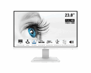 MSI PRO MP243XW pantalla para PC 60,5 cm (23.8") 1920 x 1080 Pixeles Full HD Blanco