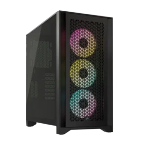 CAJA CORSAIR ICUE 4000D RGB AIRFLOW CRISTAL TEMPLADO NEGRA CC-9011240-WW