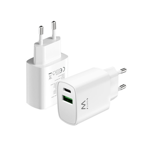 Ewent EW1321 cargador de dispositivo móvil Blanco Interior - Imagen 3