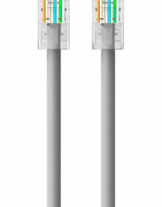 Belkin RJ45-RJ45, Cat6, 1m cable de red Gris