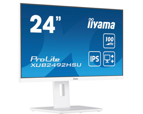 MONITOR IIYAMA 24" PROLITE XUB2492HSU-W6, IPS, 100HZ, 0 - Imagen 2