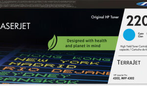 HP Cartucho de tóner Original LaserJet 220X cian