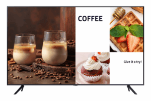 Samsung LH55BECHLGUXEN pantalla de señalización Pantalla plana para señalización digital 139,7 cm (55") LED Wifi 4K Ultra HD Negro Procesador incorporado Tizen