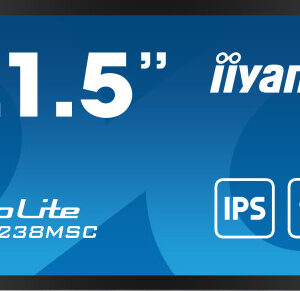 MONITOR IIYAMA 22" TACTIL (TF2238MSC-B1) 1920X1080/ 600CD /1000:1 / HDMI/ DP /2 X USB/ 5MS/ MM / USO HORIZ-VERTI-BOCA ARRIBA / VESA 100X100 /NEGRO