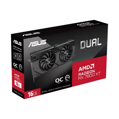 ASUS Dual -RX7800XT-O16G AMD Radeon RX 7800 XT 16 GB GDDR6 - Imagen 13