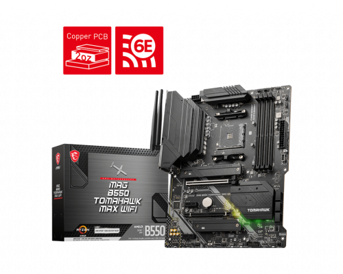 MSI MAG B550 TOMAHAWK MAX WIFI AMD B550 Zócalo AM4 ATX - Imagen 2