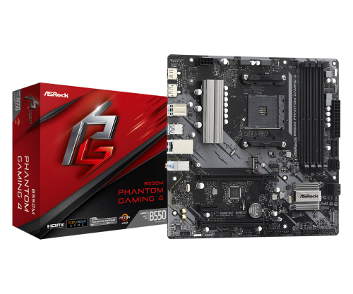 Asrock B550M Phantom Gaming 4 AMD B550 Zócalo AM4 micro ATX - Imagen 2