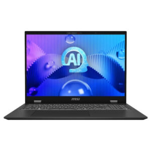 MSI PORTATIL PRESTIGE 16 AI STUDIO B1VFG-022ES. 16“ 16:10 QHD+ (2560X1600) IPS. INTEL CORE ULTRA 7. RTX 4060, GDDR6 8GB. LPDDR5 16GB. 1TB PCIE SSD. W11 HOME