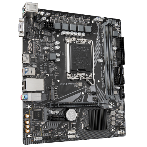 Gigabyte H610M H V3 DDR4 placa base Intel H610 Express LGA 1700 micro ATX - Imagen 4