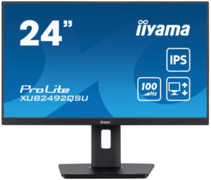 iiyama ProLite XUB2492QSU-B1 pantalla para PC 60,5 cm (23.8") 2560 x 1440 Pixeles Wide Quad HD LED Negro