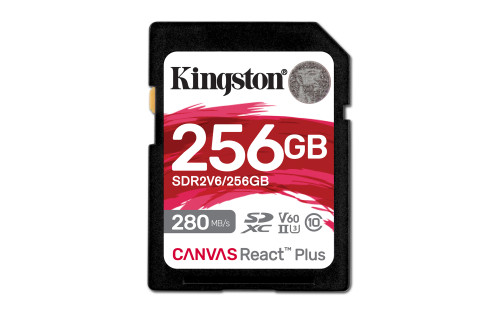 Kingston Technology Canvas React Plus 256 GB SDXC UHS-II