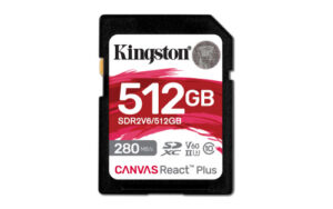 Kingston Technology Canvas React Plus 512 GB SDXC UHS-II