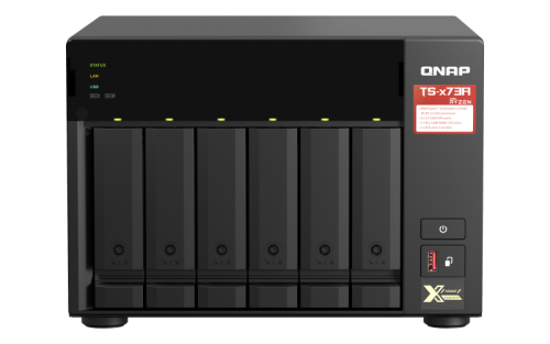 QNAP TS-673A NAS Torre Ethernet Antracita V1500B