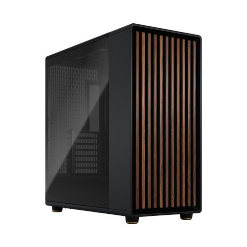 Fractal Design FD-C-NOR1X-02 carcasa de ordenador Midi Tower Negro, Carbón vegetal - Imagen 2