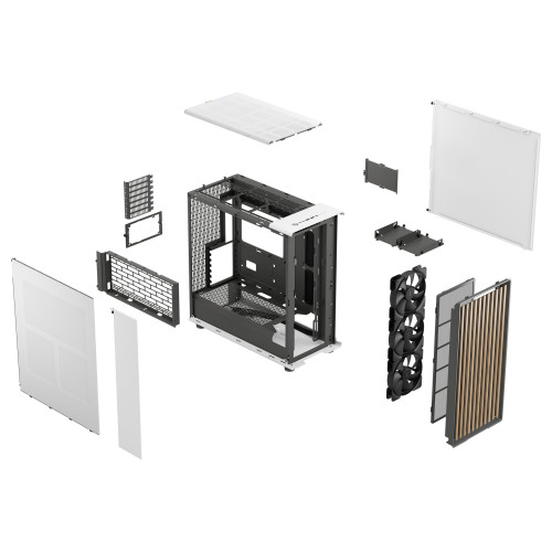 Fractal Design FD-C-NOR1X-03 carcasa de ordenador Midi Tower Blanco - Imagen 18