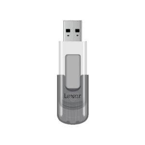 Lexar JumpDrive V100 unidad flash USB 64 GB USB tipo A 3.2 Gen 1 (3.1 Gen 1) Gris, Blanco