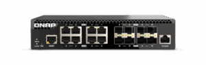 QNAP QSW-M3216R-8S8T switch Gestionado L2/L3 10G Ethernet (100/1000/10000) 1U Negro