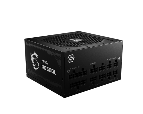 MSI MAG A650GL unidad de fuente de alimentación 650 W 20+4 pin ATX ATX Negro