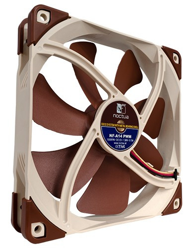 NOCTUA VENTILADOR CAJA NF-A14 PWM, 140MM FAN, 140X140X25MM - Imagen 3