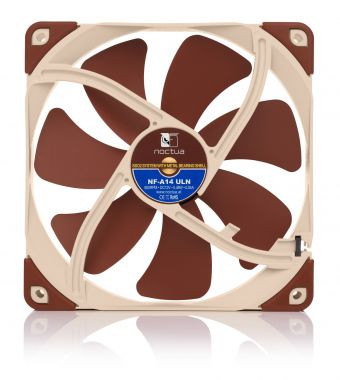 NOCTUA VENTILADOR CAJA NF-A14 ULN, 140MM FAN, 140X140X25MM, 12V, 800RPM/650RPM, 11,9 DB(A), 79,8 M3/H, 0,69 MM H2O, 3 PINES - Imagen 4