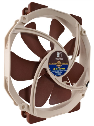 NOCTUA VENTILADOR CAJA NF-A15 PWM, 140MM FAN, 140X150X25MM, 12V, 1200RPM/900RPM/300RPM, 19,2 DB(A), 115,5 M3/H, 1,51 MM H2O, 4 PINES - Imagen 3