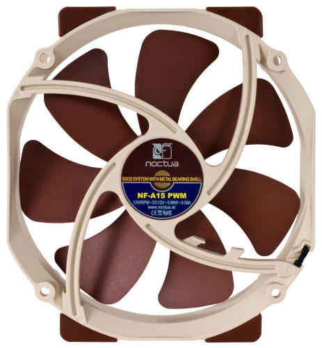 NOCTUA VENTILADOR CAJA NF-A15 PWM, 140MM FAN, 140X150X25MM, 12V, 1200RPM/900RPM/300RPM, 19,2 DB(A), 115,5 M3/H, 1,51 MM H2O, 4 PINES - Imagen 5