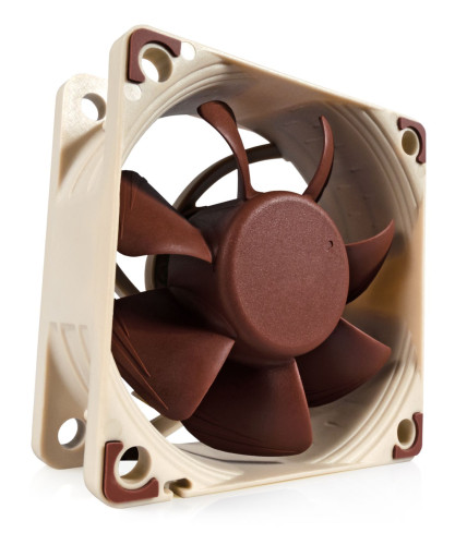 NOCTUA VENTILADOR CAJA NF-A6X25 PWM, 60MM FAN, 60X60X25MM, 12V, 3000RPM/2300RPM/550RPM, 19,3 DB(A), 29,2 M3/H, 2,18 MM H2O, 4 PINES