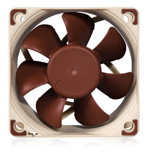 NOCTUA VENTILADOR CAJA NF-A6X25 PWM, 60MM FAN, 60X60X25MM, 12V, 3000RPM/2300RPM/550RPM, 19,3 DB(A), 29,2 M3/H, 2,18 MM H2O, 4 PINES - Imagen 4