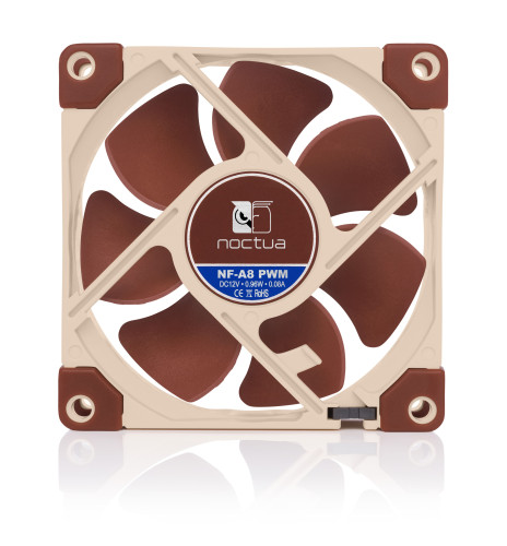NOCTUA VENTILADOR CAJA NF-A8 PWM, 80MM FAN, 80X80X25MM, 12V - Imagen 5