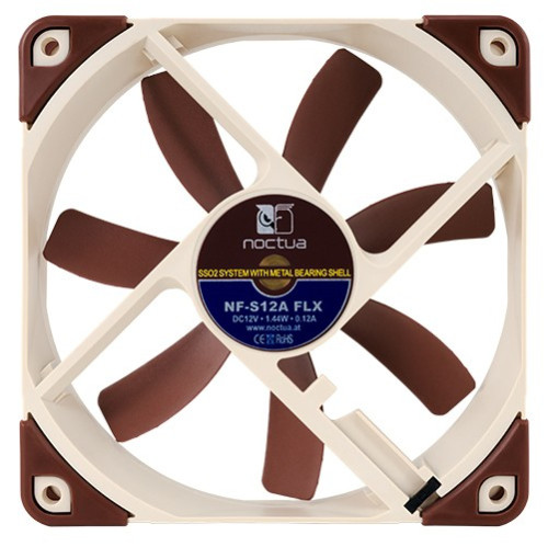 NOCTUA VENTILADOR CAJA NF-S12A-FLX, 120MM FAN, 120X120X25MM - Imagen 5