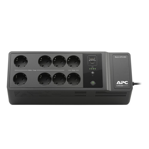 APC BE850G2-SP sistema de alimentación ininterrumpida (UPS) En espera (Fuera de línea) o Standby (Offline) 0,85 kVA 520 W 8 salidas AC - Imagen 4