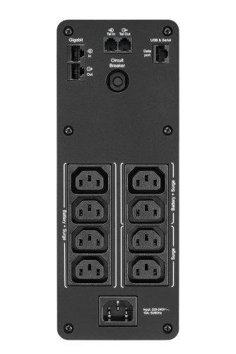 APC BR1600SI sistema de alimentación ininterrumpida (UPS) Línea interactiva 1,6 kVA 960 W 8 salidas AC - Imagen 4