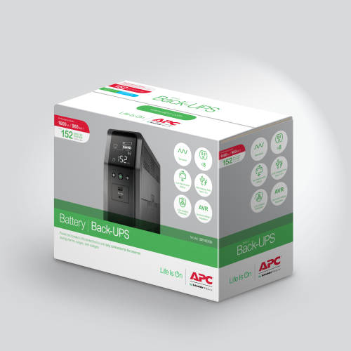 APC BR1600SI sistema de alimentación ininterrumpida (UPS) Línea interactiva 1,6 kVA 960 W 8 salidas AC - Imagen 9