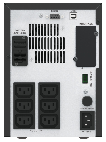 APC Easy UPS SMV sistema de alimentación ininterrumpida (UPS) Línea interactiva 1,5 kVA 1050 W 6 salidas AC - Imagen 3