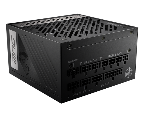 MSI MPG A1000G PCIE5 unidad de fuente de alimentación 1000 W 20+4 pin ATX ATX Negro