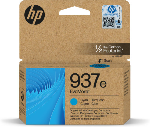 HP Cartucho de Tinta Original EvoMore 937e cian - Imagen 2