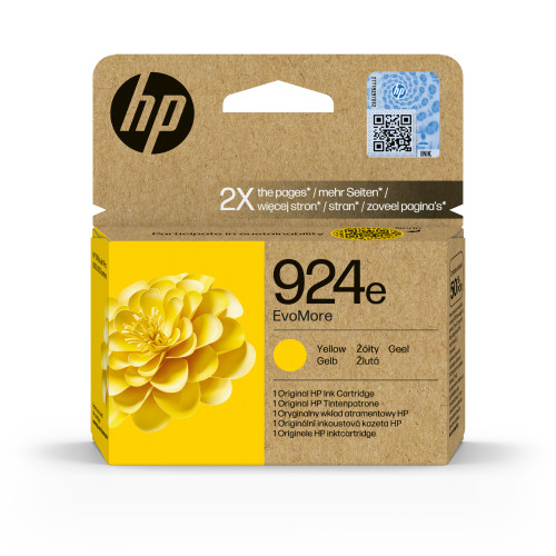 HP Cartucho de Tinta Original EvoMore 924e amarilla - Imagen 2